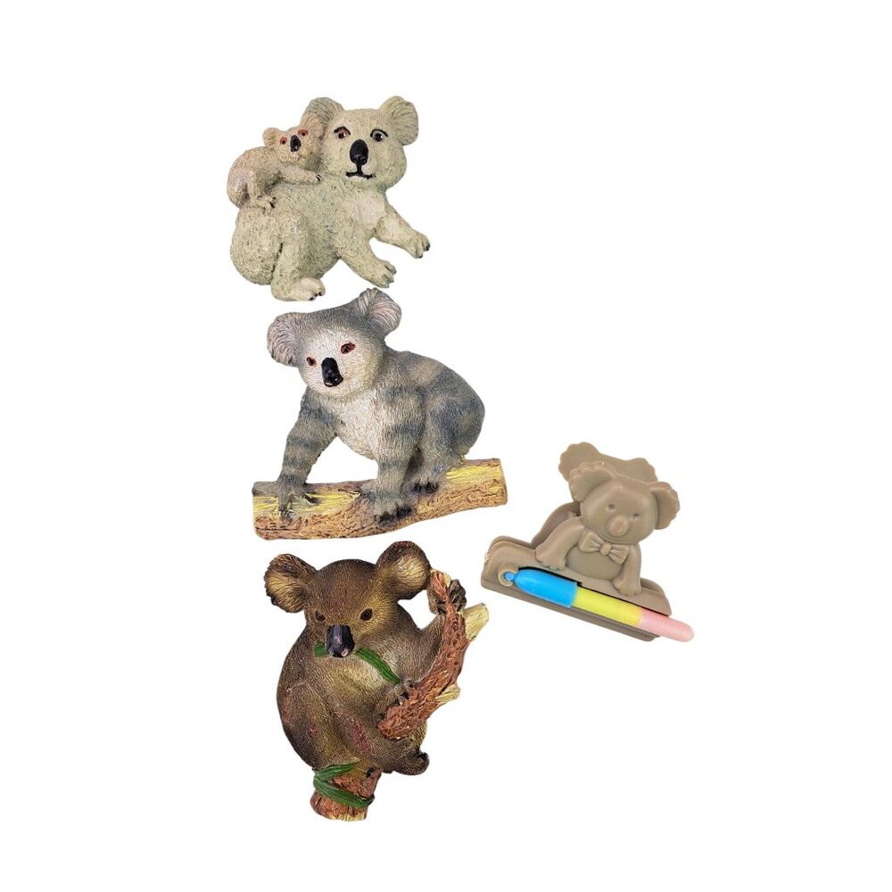 Vintage Koala Magnets Lot Of 7 Collection Bundle Clip Thermometer Australia - Picture 3 of 5